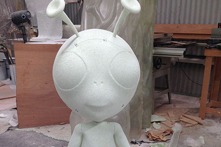 CNC character sculpture