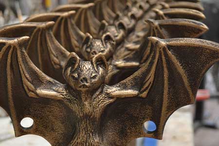 Metal cast sculpture